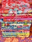 Preview: Tilda Patchwork Baumwolle - Bloomsville Rot - Halbe Meter Zuschnitte - 8 Meter